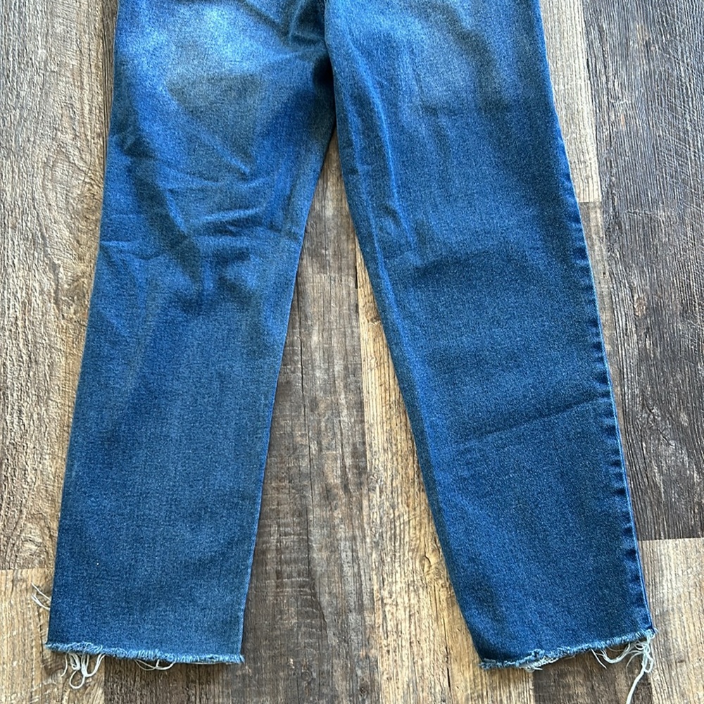 Vanilla Star Real Cheeky Distressed High Rise Medium Wash Jeans Juniors Size 9 - Picture 11 of 11